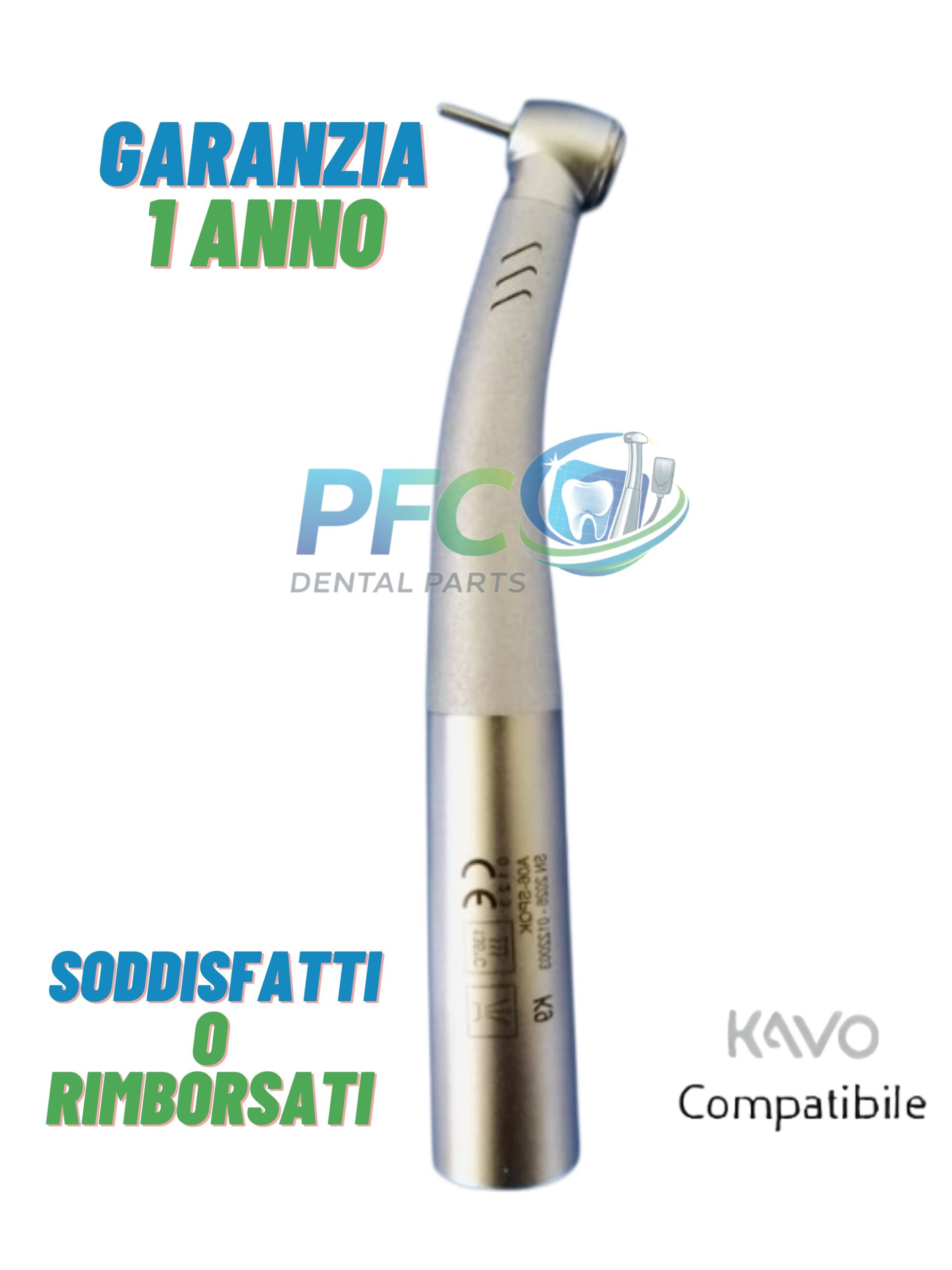 TURBINA DENTALE MINI 4 Punti Spray con FIBRA OTTICA AKOS NUOVA - KAVO - immagine 2