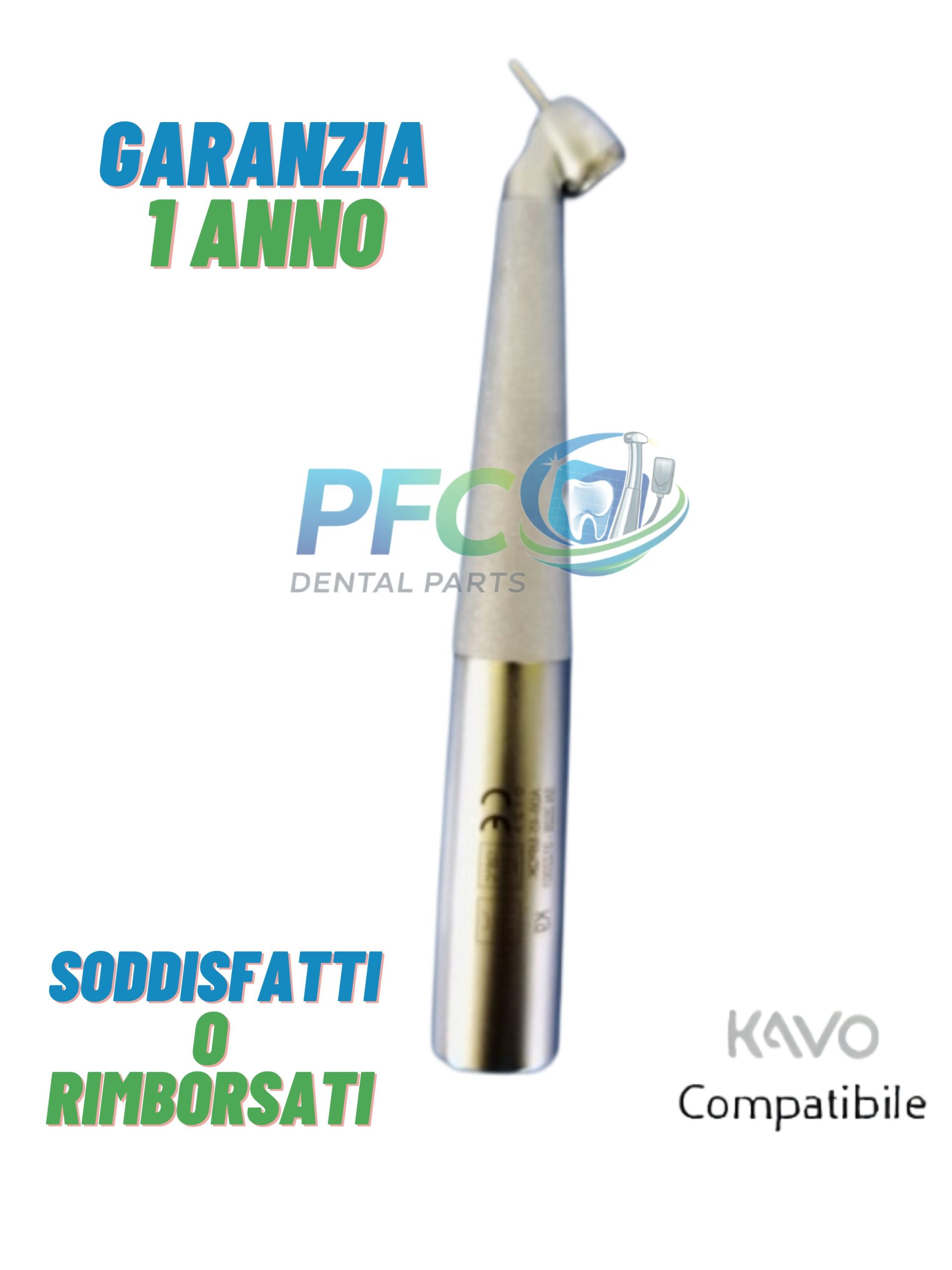 TURBINA DENTALE 45° con FIBRA OTTICA AKOS attacco KAVO* - immagine 2