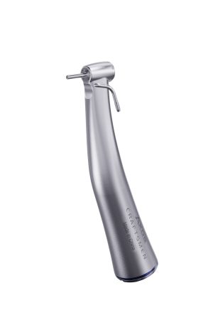 Contrangolo dentale AKOS 1:1 con testina Mini e spray esterno – Blue Ring Series