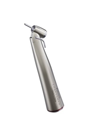 Contrangolo dentale AKOS 1:4,2 con testina 45° e spray esterno